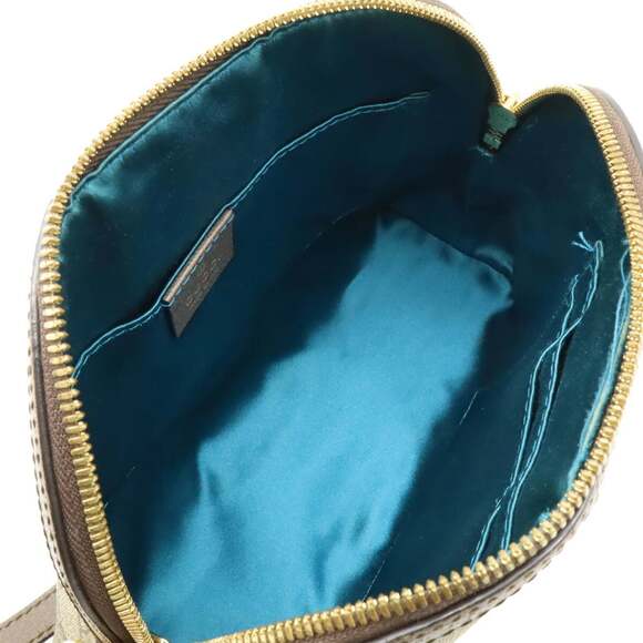 GUCCI Authentic Brown Leather Pochette Shoulder Bag - Picture 8 of 8